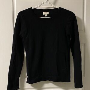 J. Crew Women's Classic Black Long Sleeve Sweater